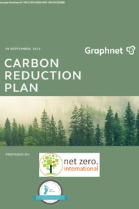 Carbon Reduction Plan Front Cover 2024