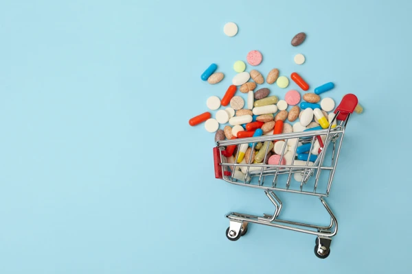 Shopping Trolley With Pills Website