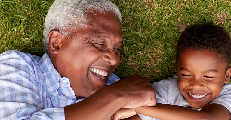 Granddad And Grandson Banner