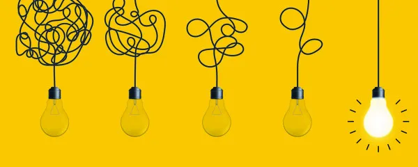 lightbulbs simplicity