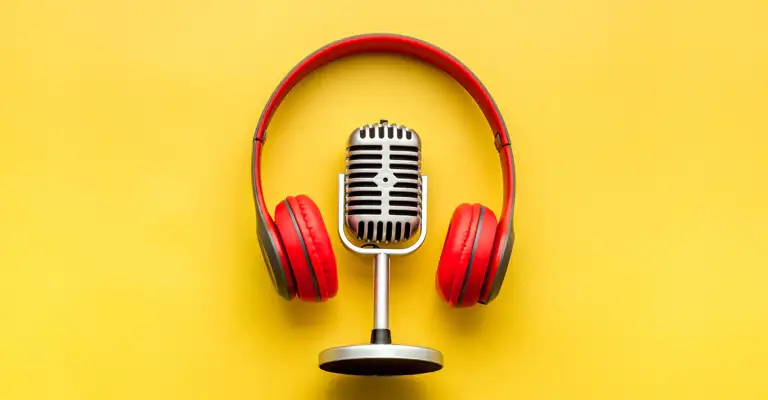 Retro Mic And Headphones Web