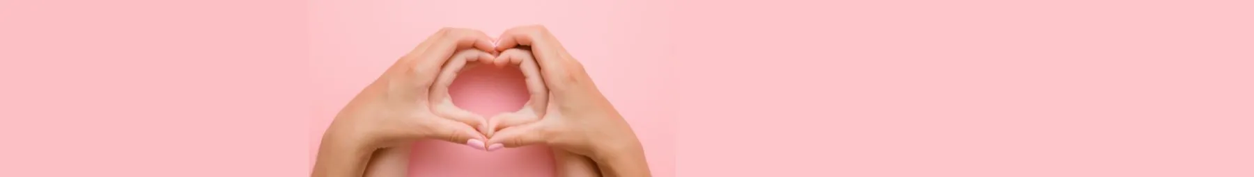 two hands forming a heart shape