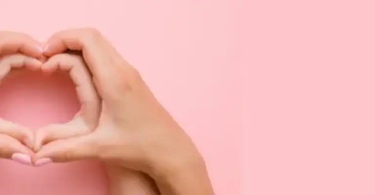 two hands forming a heart shape