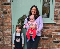 Rose McGarty with her two children