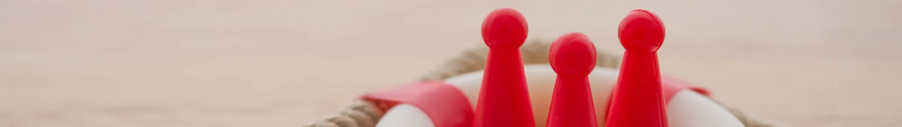 resized cones in lifeboat ring