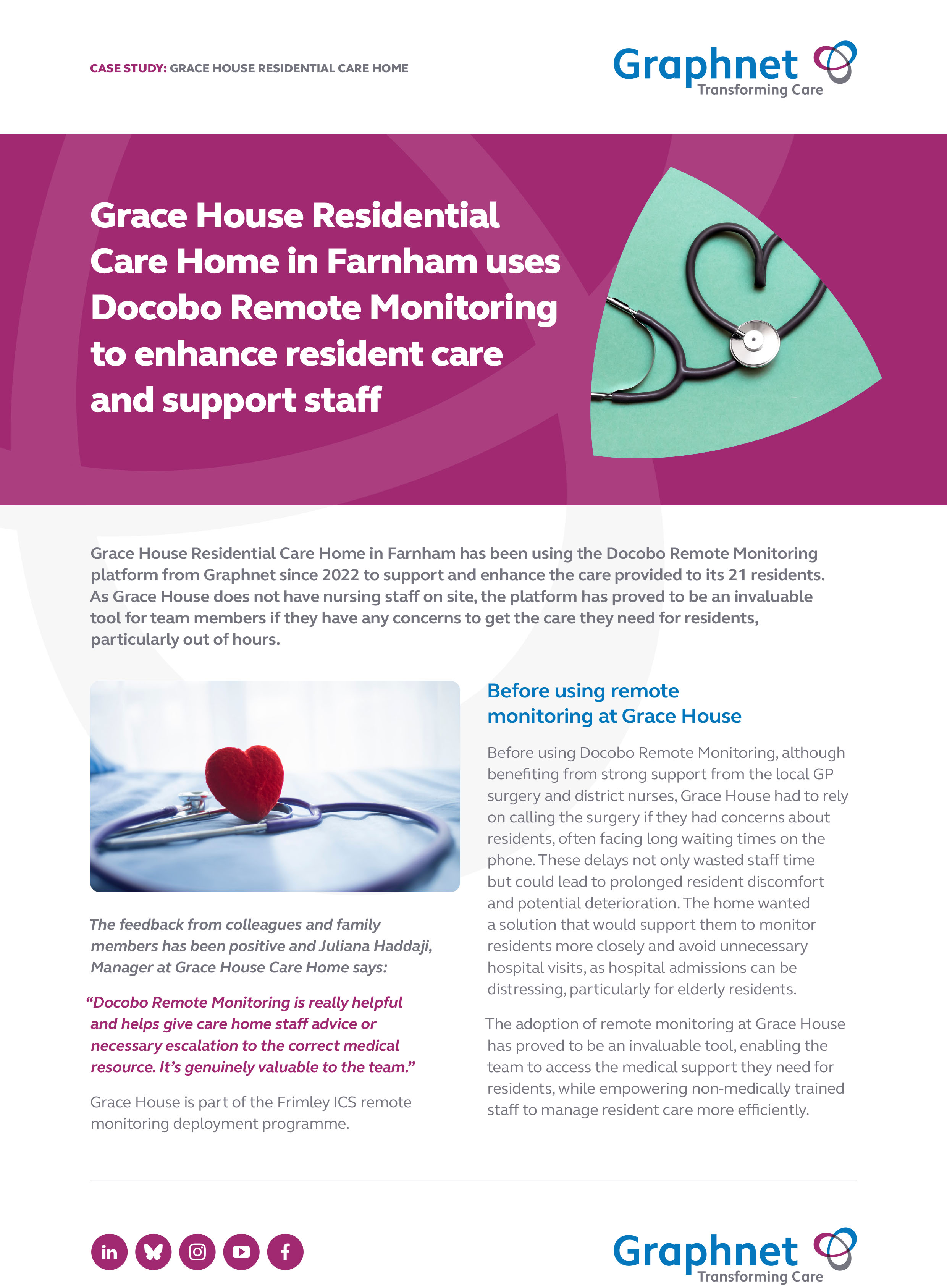 Grace House Residential Care Home Case Study