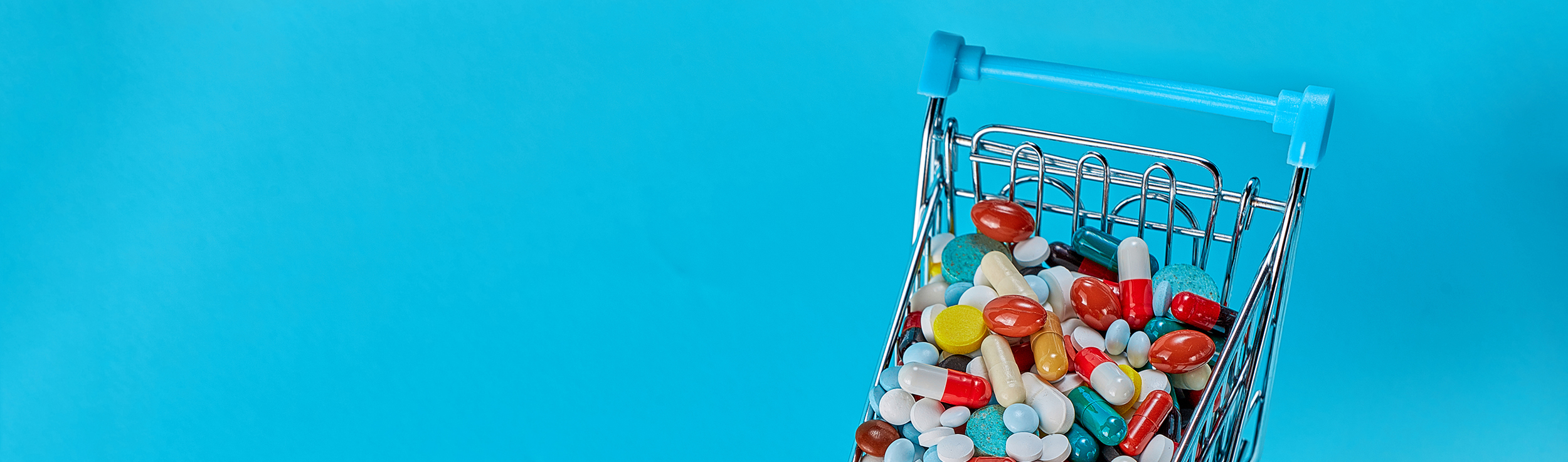 Shopping Trolley Tablets Website Banner