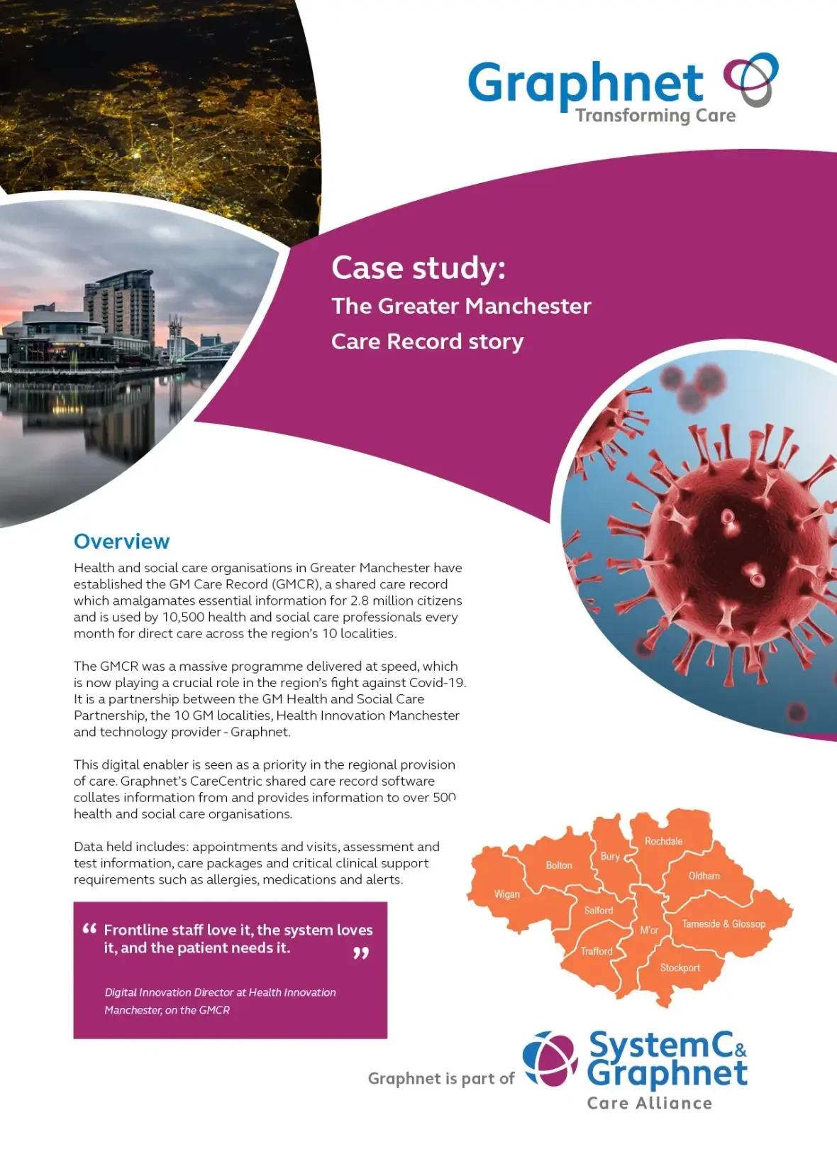 Graphnet Manchester Care Record Case Study Cover