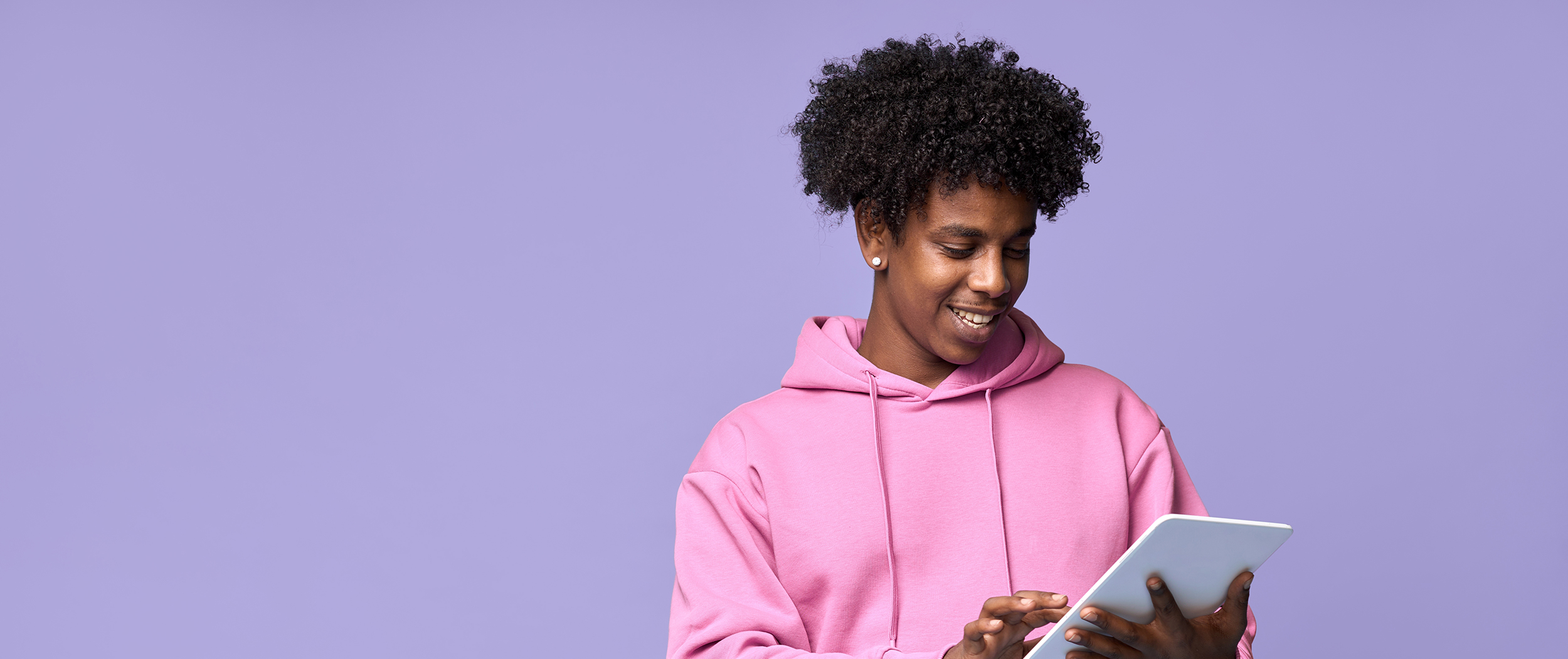 Pink Top And Tablet 2