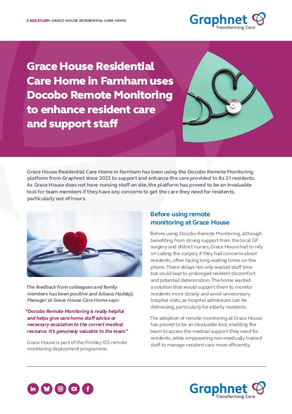 Grace House Case Study Front Cover