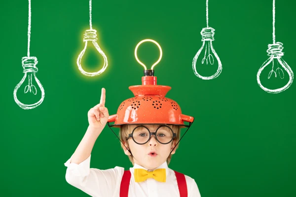 Child Sieve Lightbulbs Web