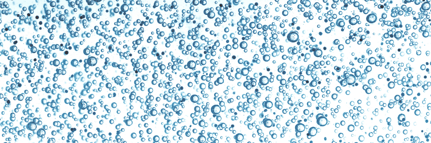 Oxygen Bubbles Banner