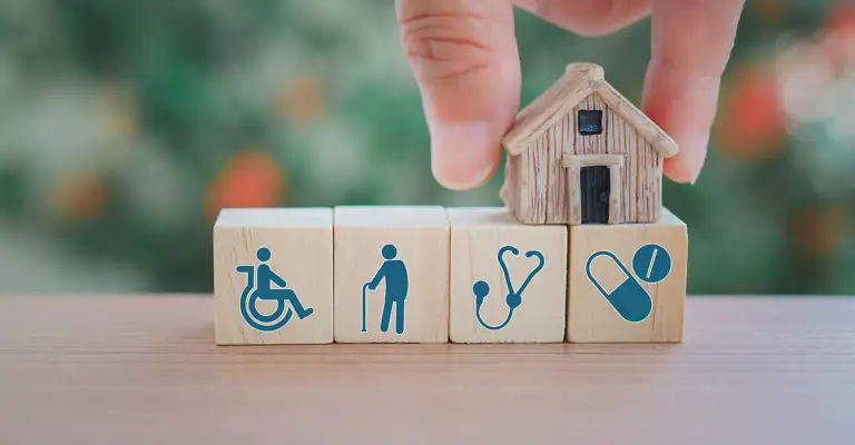 Home Wooden Blocks Health Website