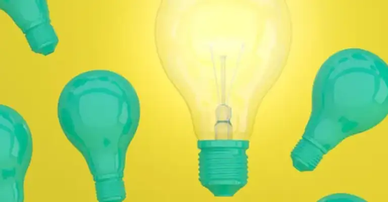 Light bulbs as ideas
