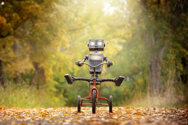 Robot On Bike Website