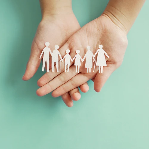 Hands With Paper Family Web