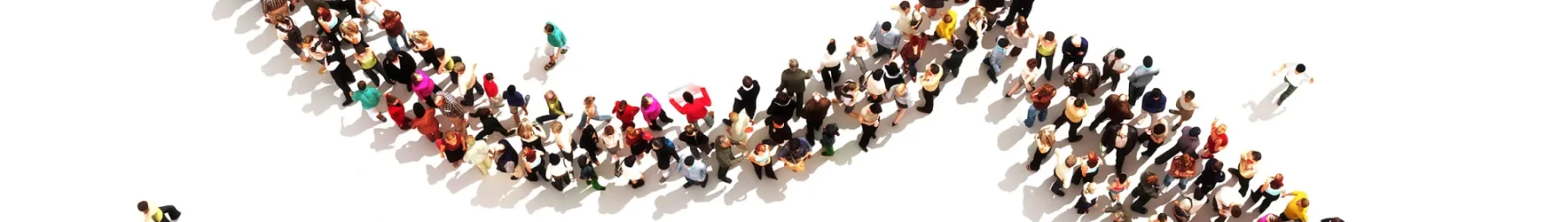 People standing in a crowd