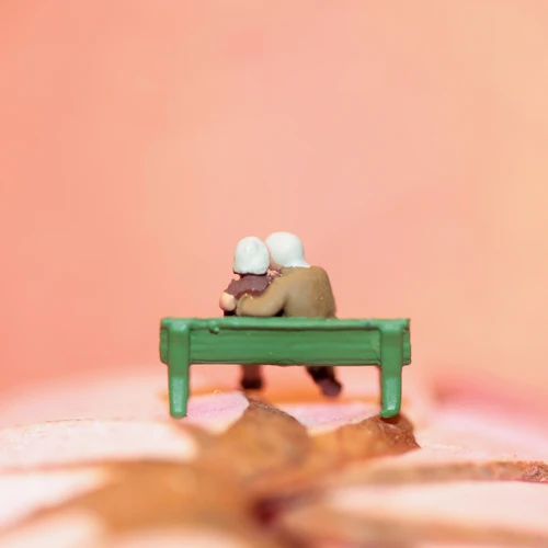 Older Miniature Couple Bench Web