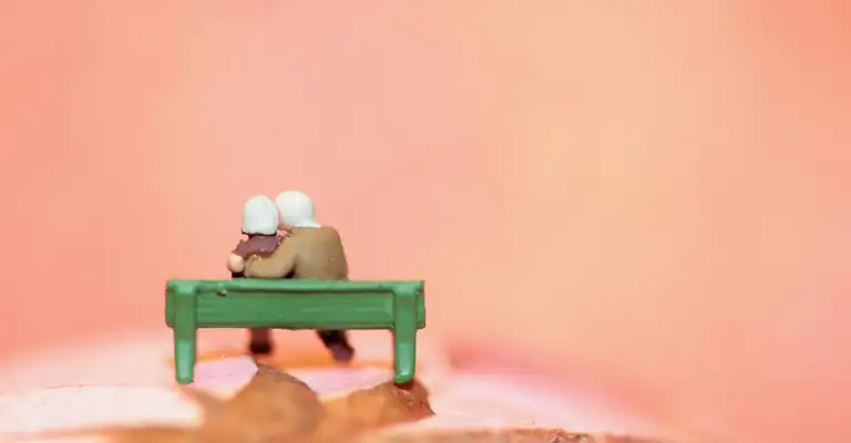 Older Miniature Couple Bench Web
