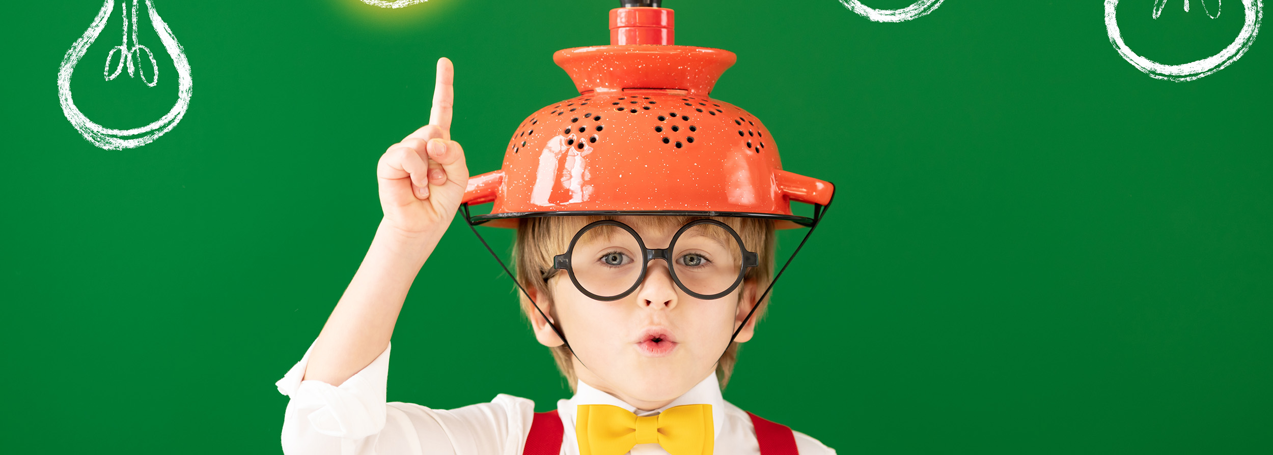 Child Sieve Lightbulbs Web Banner